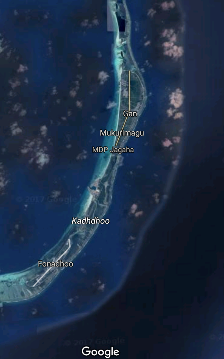 Острова Ган, Кадду, Фонаду и Манду (Мальдивы)